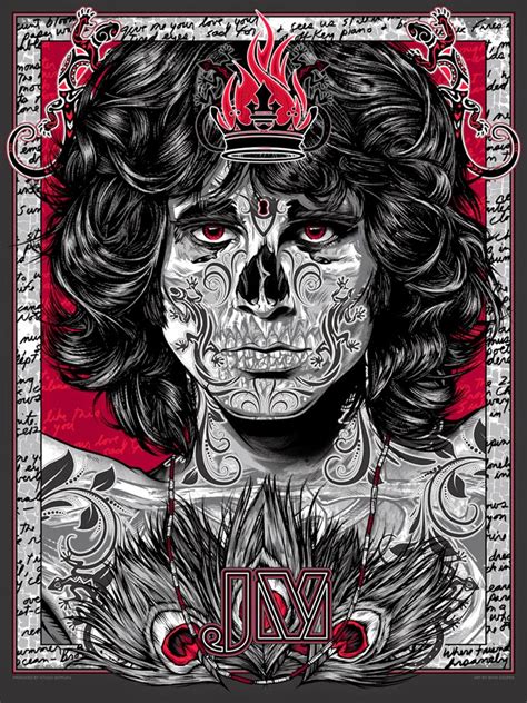 Inside The Rock Poster Frame Blog Rhys Cooper Jim Morrison Lizard King