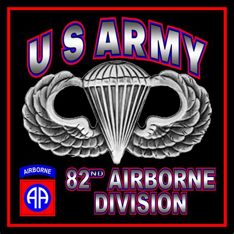 Us Army 82nd Airborne Division Jump Wings Sticker Large Perf Usa