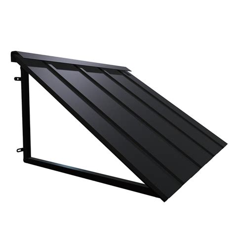 Metal awnings can be a cohesive addition to a newer home or can add a a modern touch to an older home. Houstonian | Metal Standing Seam Awning