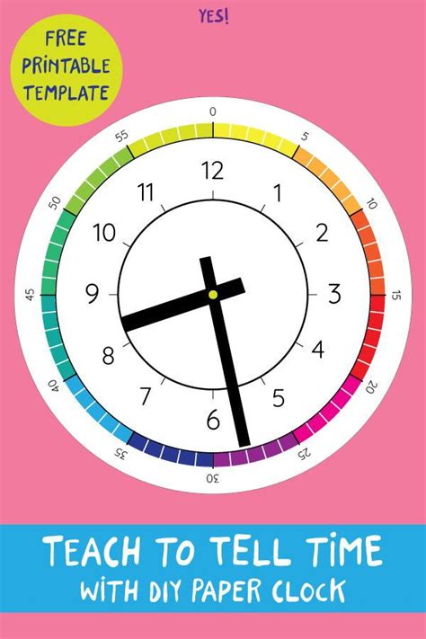 Printable Clocks For Teaching Time