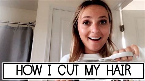 How To Blunt Cut Your Hair Youtube