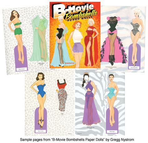 B Movie Bombshells Paper Dolls Sexy Sirens Of 50s Films Paper