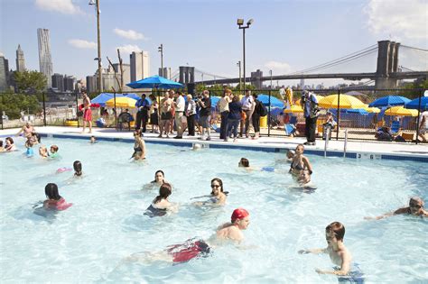 A New Pop Up Pool Opens At Brooklyn Bridge Parks Pier 2 Slide Show