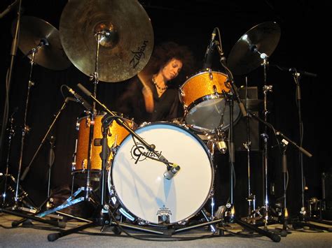 Cindy Blackman Cindy Blackman With Gretsch Drumset From Ma Flickr
