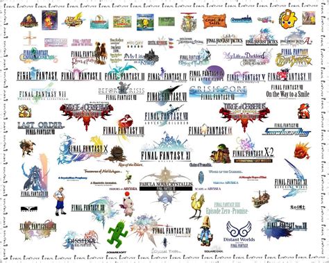 Final Fantasy Logos Band Of Geeks