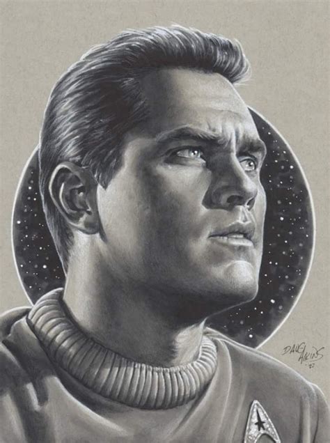 Captain Christopher Pike Star Trek The Cage Jeffrey Hunter In