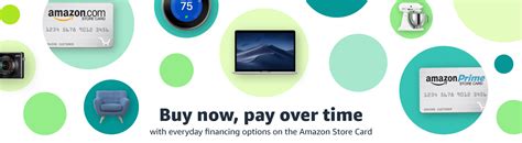 You'll pay no interest for 6 months (for purchases of $149 or more), 12 months ($599 or more), or 24 months (select amazon products). Amazon.com: Promotional Financing with the Amazon Store Card: Credit & Payment Cards