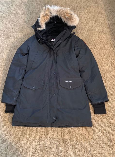 Canada Goose Trillium Parka With Removable Coyote Fur Rimmed Hood In Black Offers Superior I