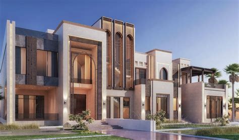 Andalusian Style Villa In Saudi Arabia On Behance Classic House