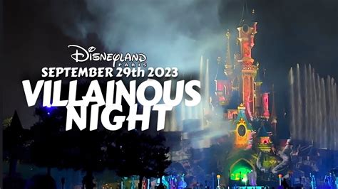 Villains Night At Disneyland Paris Annual Passholder Party Youtube