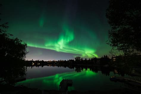 Canadá Aurora Boreal Em Yukon Engetur