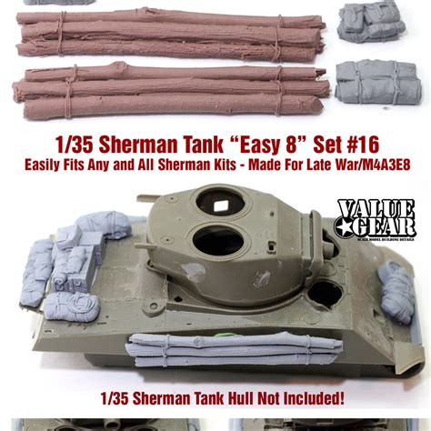 Value Gear 135 Sherman Engine Deck And Stowage Set 16 — Andyshhq