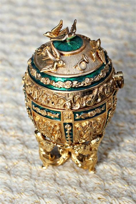Complete Set Of Joan Rivers Imperial Treasures Faberge Style Eggs By