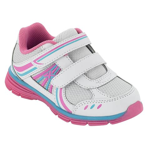 Athletech Toddler Girl's Lacey2 Athletic Shoe - White