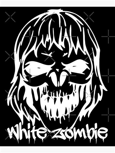 White Zombie Poster By Lakercake Redbubble