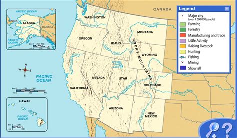 Region Map Of The Us Map
