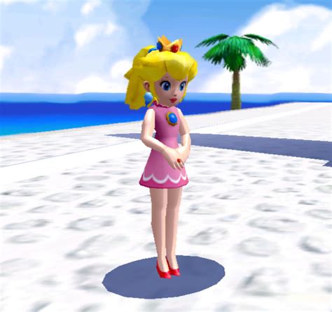 princess peach tennis outfit [super mario sunshine] [mods]