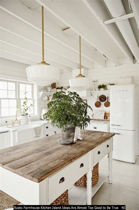 101 Rustic Farmhouse Kitchen Island Ideas Are Almost Too Good To Be