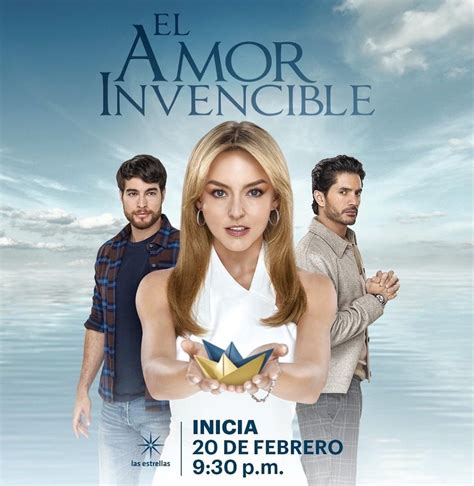 Primer Avance Y Póster Promocional De La Telenovela El Amor Invencible People En Español