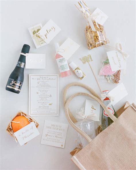 Must Haves For The Perfect Wedding Welcome Bags The Planning Society