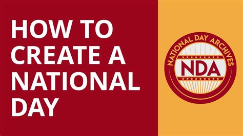 How To Create A National Day Youtube