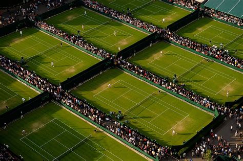 The Outer Courts At The All England Lawn Tennis And Croquet Club Are