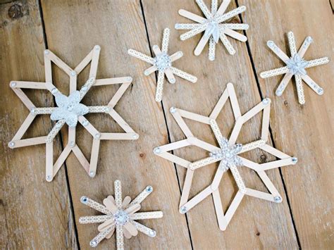 10 Easy Snowflake Crafts Hgtv