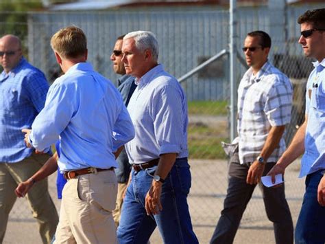 Vice President Mike Pence Visits Hurricane Stricken Aransas County