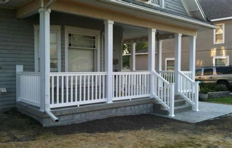 Some homes rely on a distinctive material. Wood Front Porch Railing Pictures Build A Advice On Embly Diy Wooden Railings Ideas Home ...