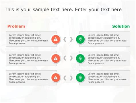 Problem Solution Powerpoint Template