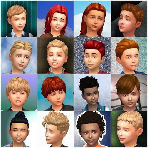 Love 4 Cc Finds — Boys Hairstyles By Mystufforigin The Sims 4