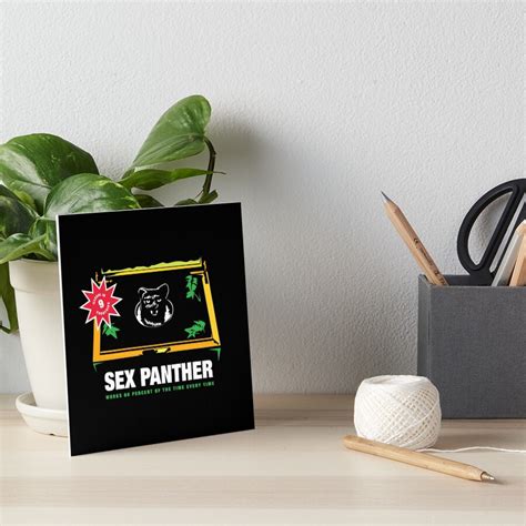 Sex Panther Cologne From Anchorman Art Board Print For Sale By Starbag Redbubble