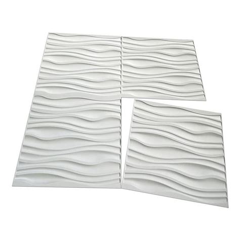 Art3d Pvc Wave Board Textured 3d Wall Panels White Black Etsy In 2021