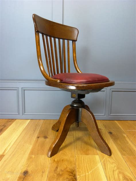 Edwardian Bentwood Desk Chair Antiques Atlas