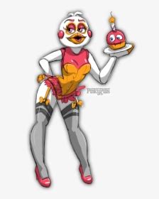 Hot Funtime Chica By Pinkypills Fnaf Funtime Chica Sexy HD Png Download Transparent Png