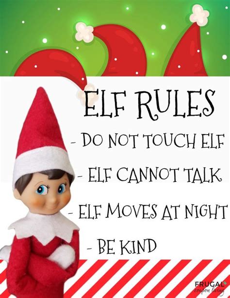 Elf On The Shelf Rules Christmas Traditions Elf On The Shelf