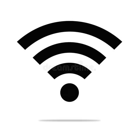 Wireless And Wifi Icons Wireless Network Symbol Wifi Icon Stock