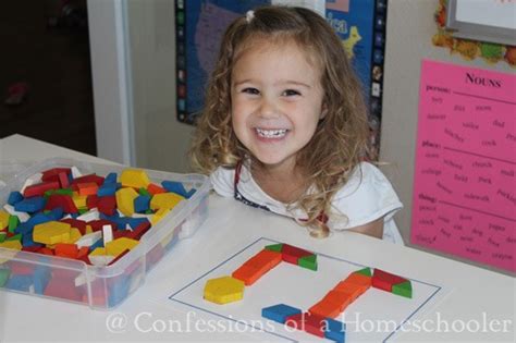 Free Alphabet Pattern Block Printables Confessions Of A Homeschooler