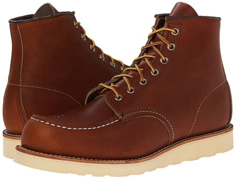 Red Wing Heritage Men S 875 6 Classic Moc Toe Boots Walmart