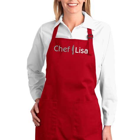 Embroidered Chef Apron With Custom Name A Great T Adult Etsy