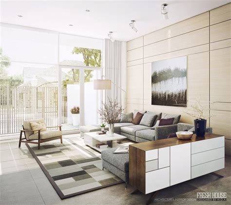 This proposal right here features a. Light-Filled Contemporary Living Rooms