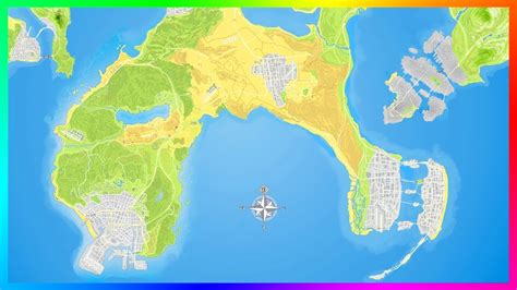 Gta V World Map Topographic Map Of Usa With States