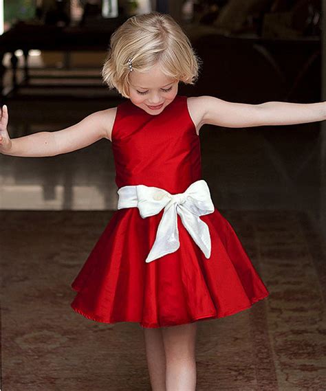 Look At This Red Taffeta Holiday Dress Toddler And Girls On Zulily
