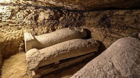 egyptian archaeologists unveil ancient tombs artifacts