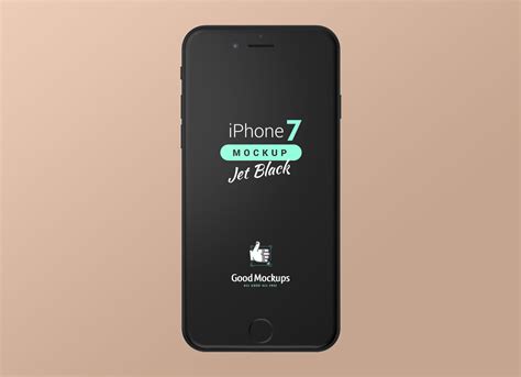 But kiss that headphone jack goodbye. Free iPhone 7 Jet Black Mockup PSD Templates with 4 ...