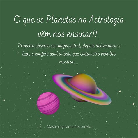 O que os Planetas na Astrologia vêm nos ensinar Astrologicamente