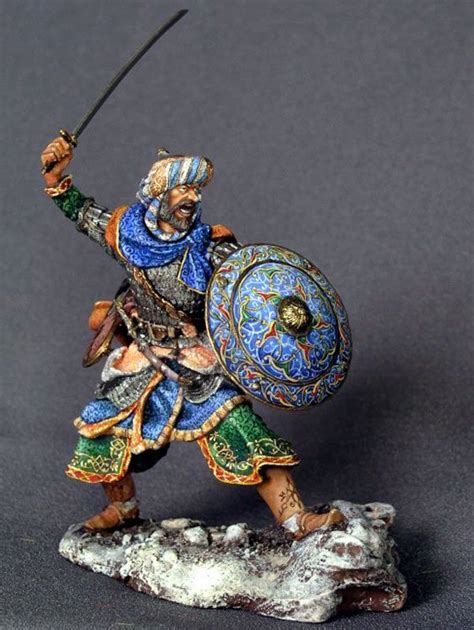 Saracen Warrior Xi Xiv Century Ce Средневековый рыцарь Миниатюры