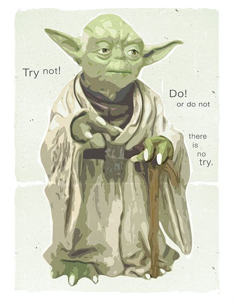 Starwars Poster Star Wars Yoda Poster Yoda Wisdom 8x10
