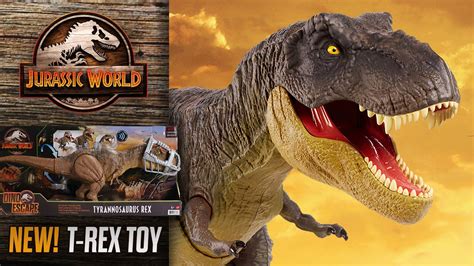 New T Rex Toy Jurassic World Stomp N Escape T Rex Camp