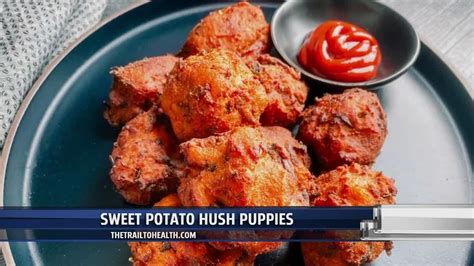 In a skillet over medium heat, cook the bacon until. Sweet Potato Hush Puppies - YouTube